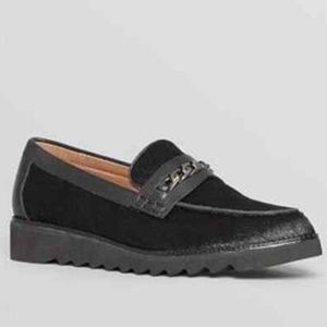 Donald J Pliner Brecca Chain Creeper Platform Fashion Slipper Loafer US 7